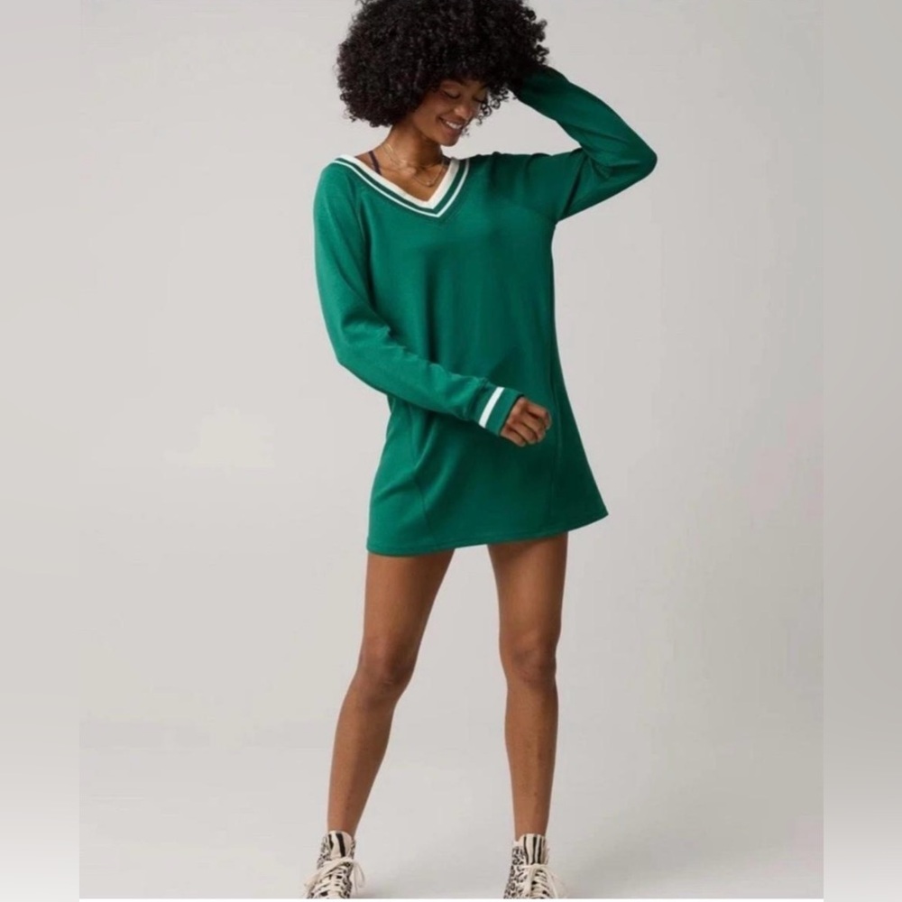 Offline By Aerie Chillup Mini Dress Green NWT